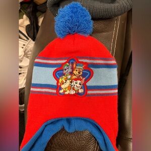 Nickelodeon Red and Blue Paw Patrol Hat + gloves